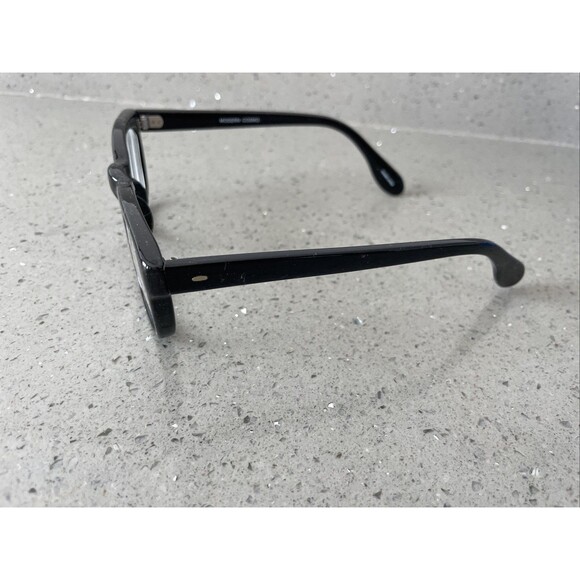 MODERN OPTICAL COSMO PLASTIC EYEGLASSES Frames ONLY 48-20-145 BLACK full rim - Picture 3 of 11